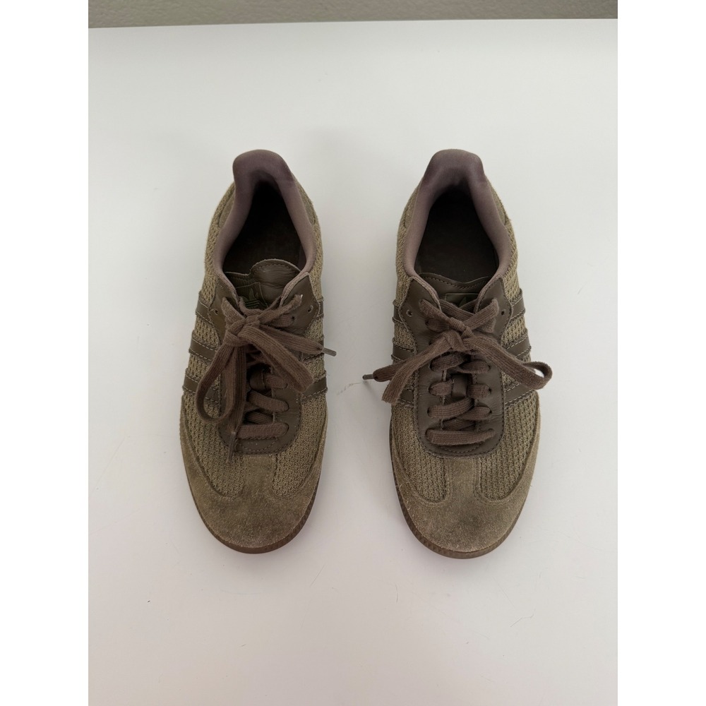 Adidas Samba OG Olive Green Brown Mesh Suede Sneakers Men size 7